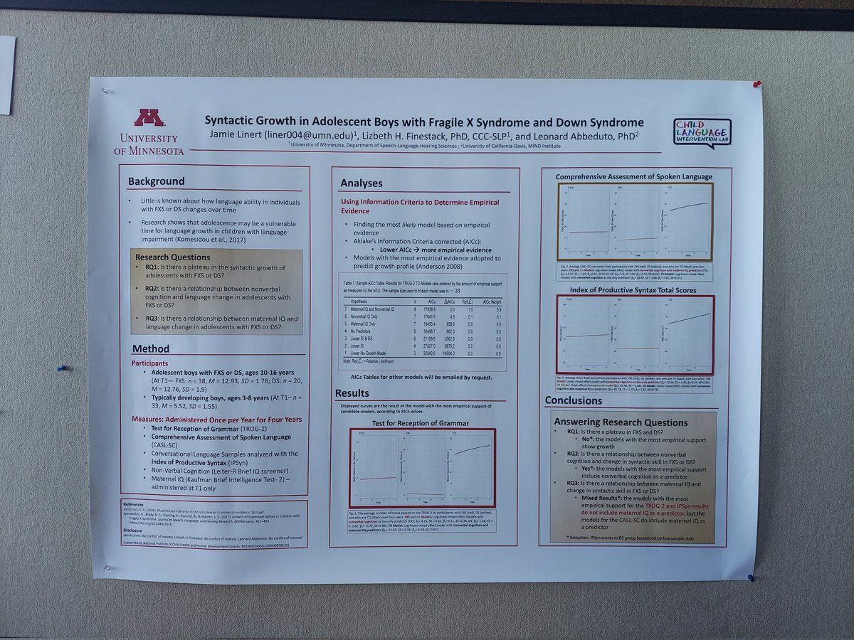 JamieLinert's tweet photo. Had a great time learning and presenting at #srcld this weekend! Thanks to everyone who dropped by my poster. I loved chatting and hearing feedback! https://t.co/OySqoSQOfx