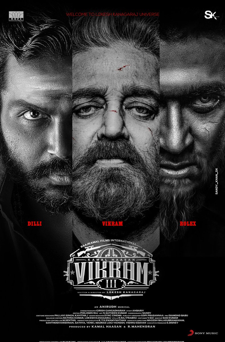 Sandy_khan_sk's tweet image. Welcome to Loki universe
#Vikram #VikramReview #KamalHaasan #Rolex #RolexSir 
@SuriyaFansClub @SuriyaFansTeam @cinemapayyan @itisprashanth @galattadotcom