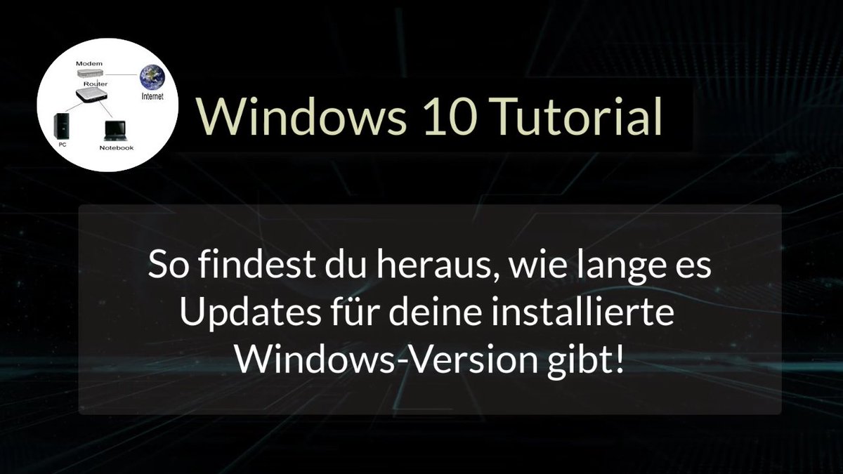 WlanNetzwerk's tweet image. Neues-Video: 
So findest du heraus, wie lange es Updates für deine installierte Windows-Version gibt!
youtube.com/watch?v=3Rcckx…
#WindowsVersion
#WindowsVersionanzeigen
#Windows10Updates
#Windows10Supportzeiten
#Windows10
#Windows10Tutorial
#HeimnetzwerkundWlanHilfe