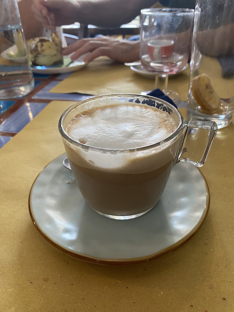 whereisbasia's tweet photo. I ordered this milky cappuccino after lunch, apparently it’s a crime in Italy 😅🫣#PyConIT2022 #pyconit I’m learning so much @pyconit 😄 https://t.co/pjGfQ75wcD