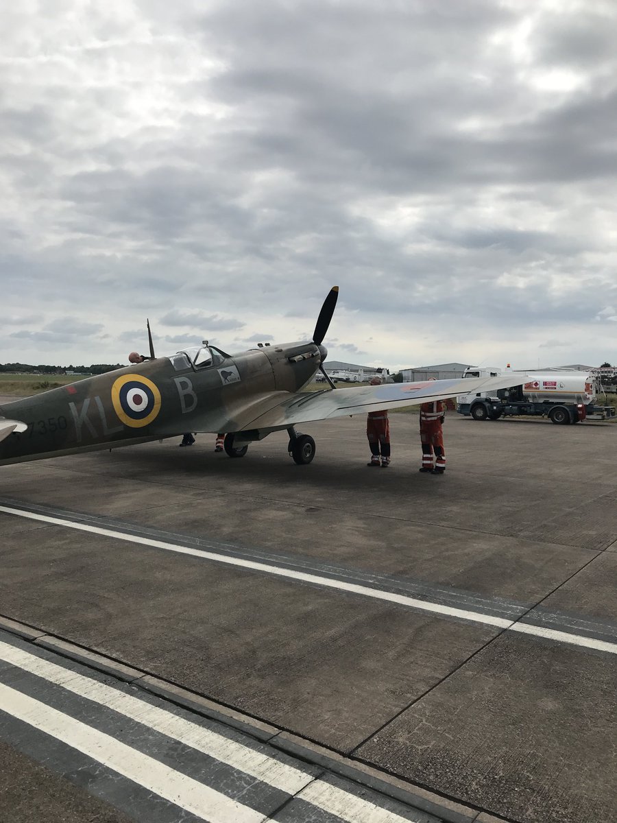 Helimed53's tweet photo. A visitor to Coventry base today, it is staying the night so we have given her our space in the hanger! https://t.co/HOOsFlqnnP