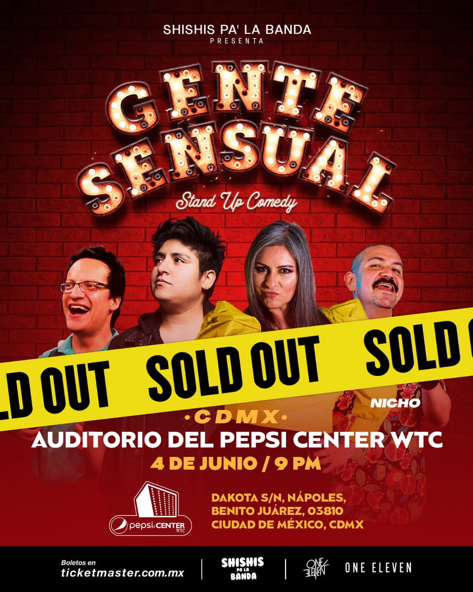 Se logró bandita de #CDMX, gracias por su apoyo y confianza. 
Para los que preguntan si habrá más boletos, entre 6 y 7 pm de hoy pueden checar en el link de venta si fueron liberaron algunos. 
¡¡¡Son los mejores!!!