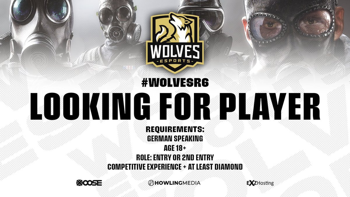 wolves_esports's tweet image. Our #WolvesR6 team is currently looking for a new player to take over the Entry or 2nd Entry role.

Requirements are listed on the image!

If you are interested and want to know more: slide into our DMs :)