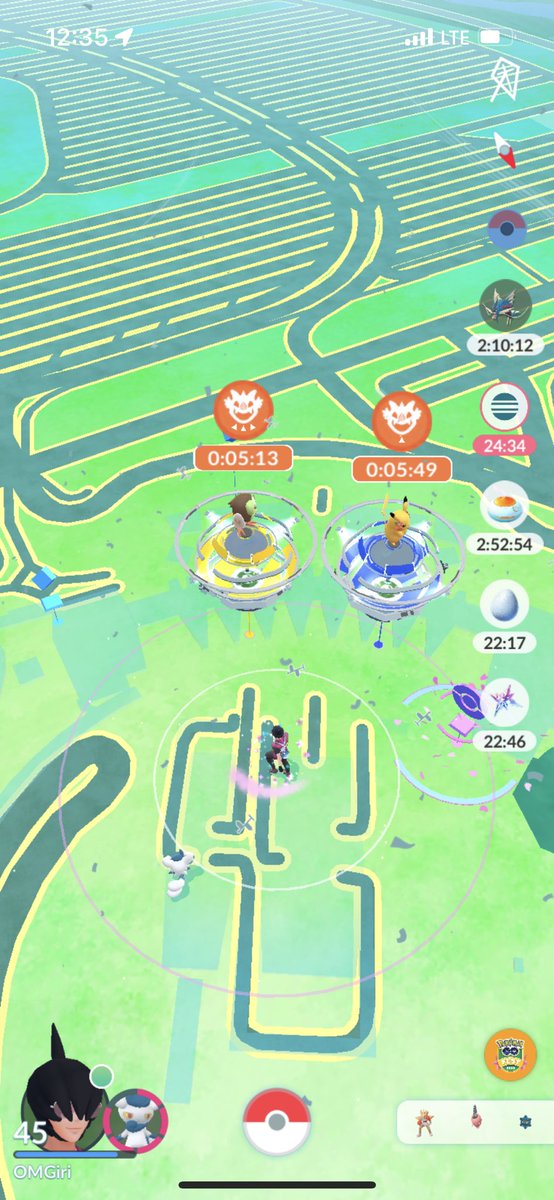 MicKyaraben's tweet photo. In public, walking around, not getting spawns? @NianticHelp https://t.co/2QJUUN08dH