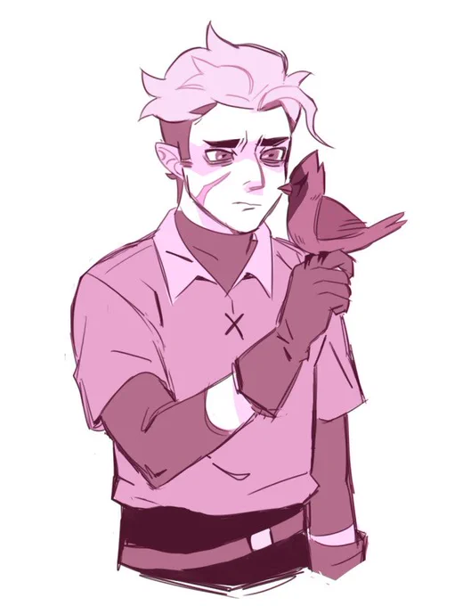 idk if I posted these doodles and if I did don't look sorry. but uhhh lumity and a hunter palette thing #theowlhousefanart #theowlhouse 