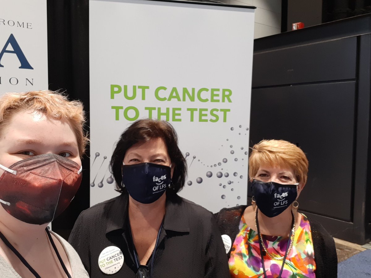 caralynneh's tweet photo. I learned a lot at the @LFSAssociation booth at #ASCO22. Li-Fraumeni Syndrome is a genetic disorder that drastically increases one's risk of some cancers including osteosarcoma and soft tissue sarcomas. https://t.co/Ontj8zOnok