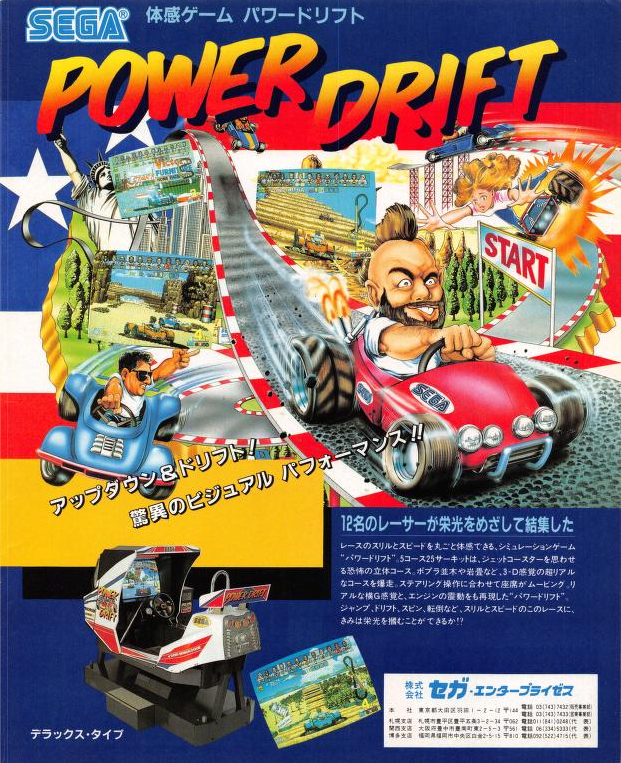 Play Arcade Power Drift (Japan) Online in your browser 