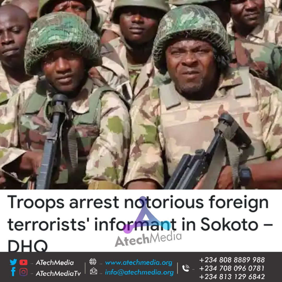 livebelltv's tweet photo. News Update #sokoto #DHQ #AtechMedia https://t.co/MFjfnlkOTq