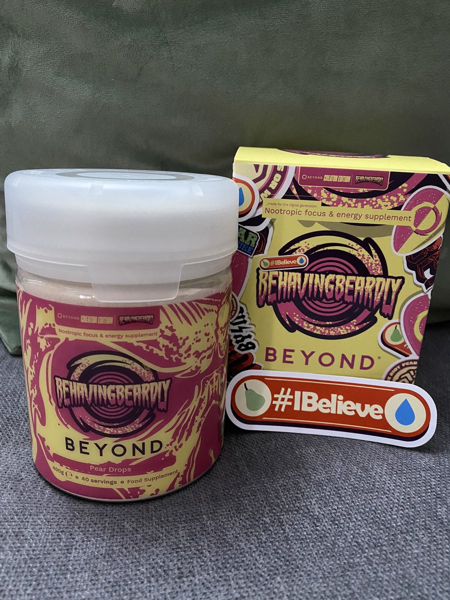 FirmJigglypuff's tweet photo. I believed, so I received:
@beyondnrg @BehavingBeardly
#BeyondPeardrops #IBelieve https://t.co/SxzpKfAtNZ