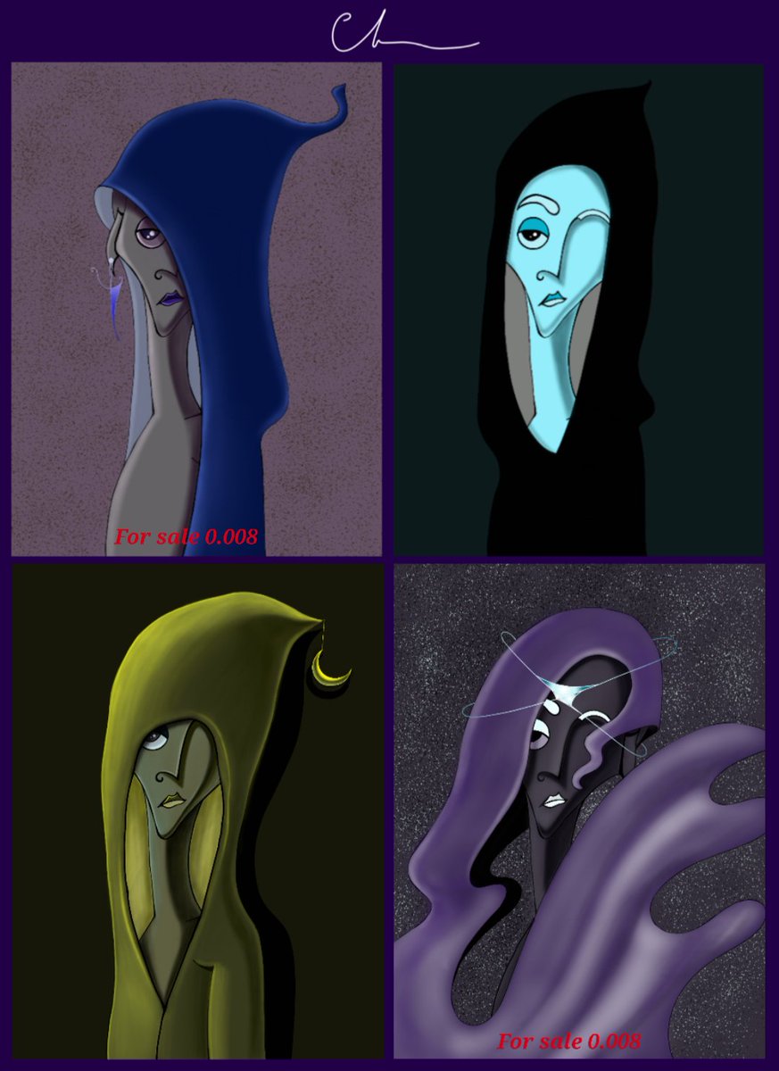 Churchut2's tweet photo. My favorite 4 Churchuts, two of them are on sale. Take a look at my little magic creatures, one of them is for you too. All of them has special description and name.
Collection
https://t.co/pjsyVAf5In
55+ SOLD
RESOLD 8+
#opensea #NFT #NFTs #NFTCommunity #nftcollector 
#NFTartists https://t.co/nBQJFhlnZX