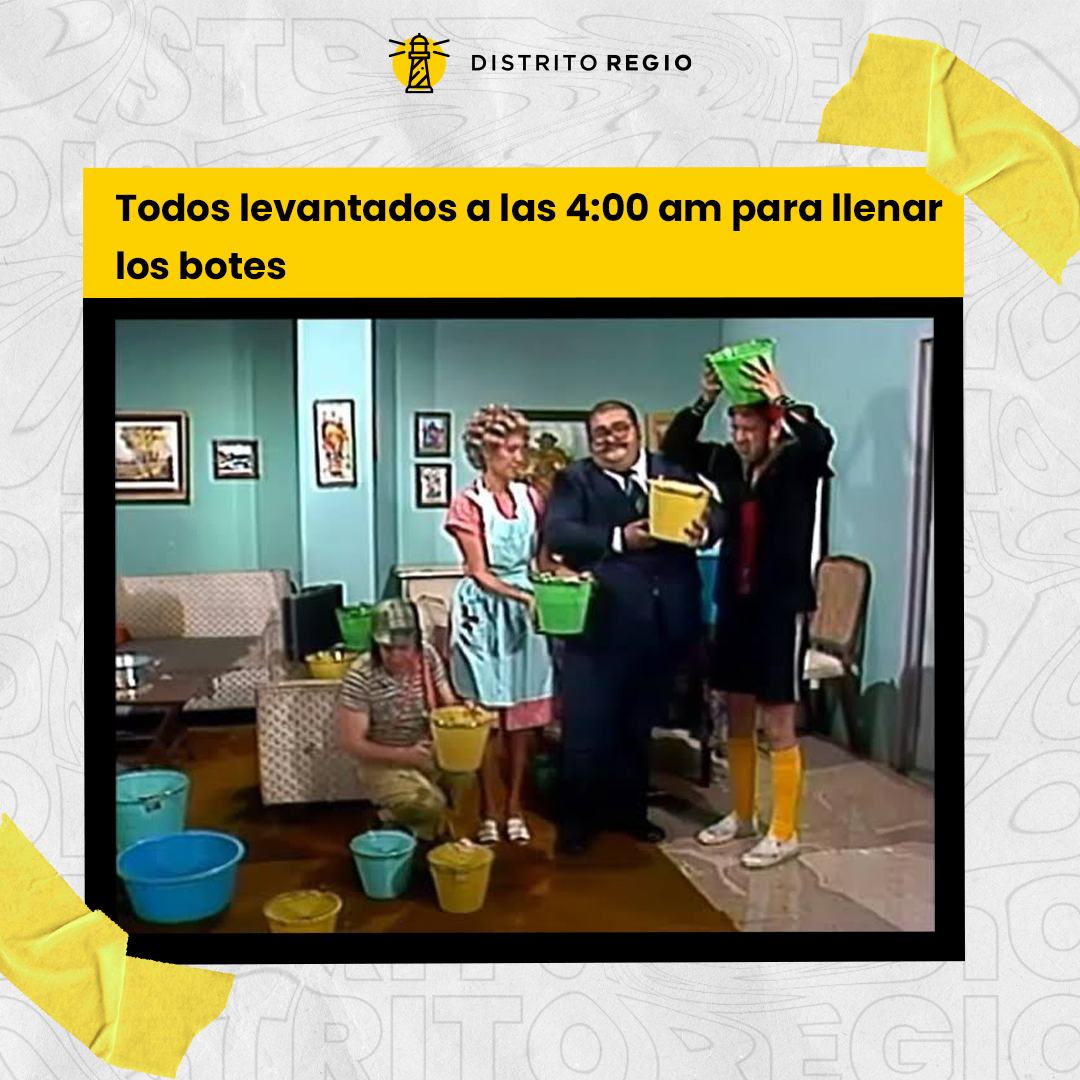 distritoregio's tweet photo. Así nos tocó a la familia Distrito 😪

#Distritomemes #Agua #Escasez #NuevoLeón #AyDMty https://t.co/x8KnvabV4I