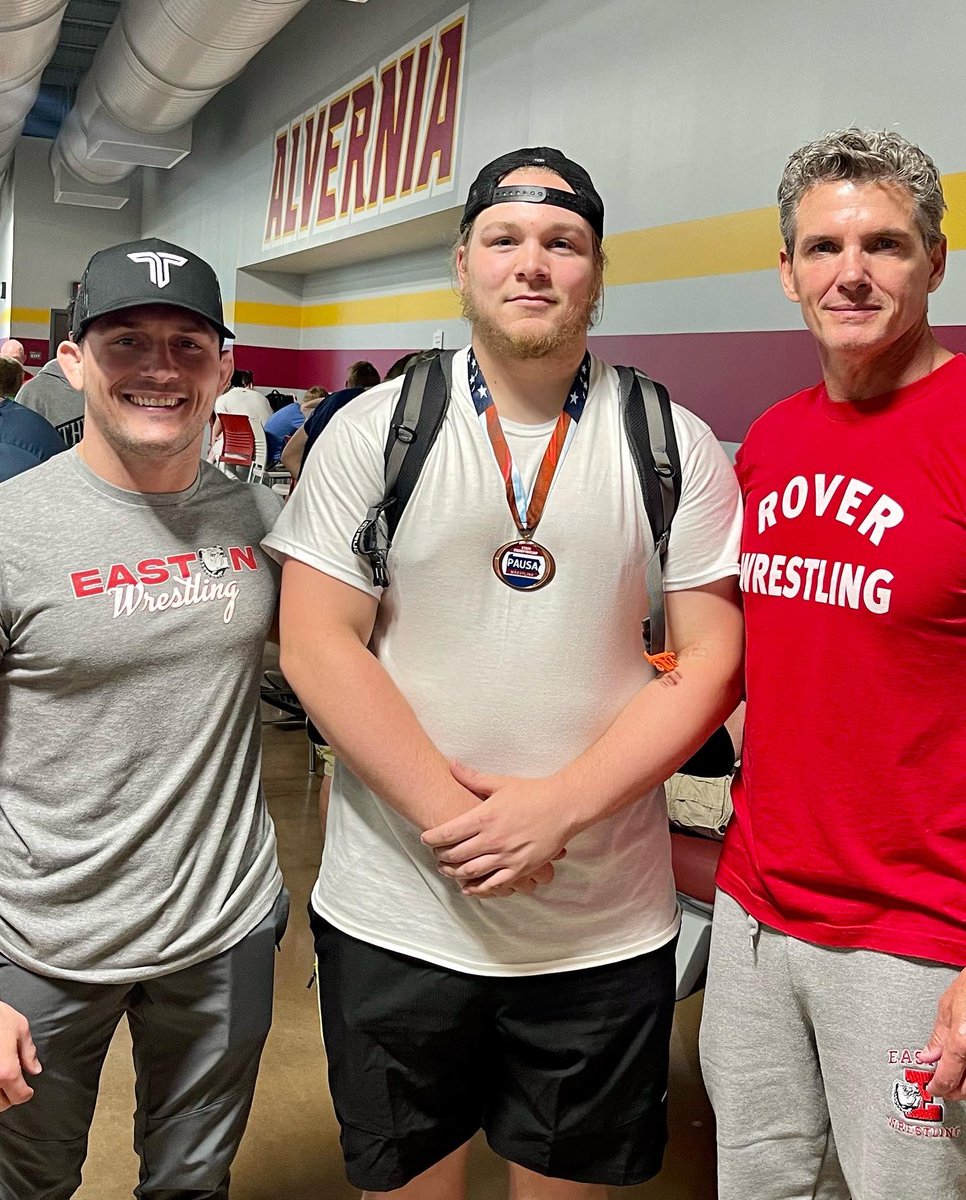 Thanks Pa <a href="/USAWrestling/">USA Wrestling</a> <a href="/VernWrestling/">AlverniaWrestling</a> <a href="/AlverniaU/">Alvernia University</a> on hosting Freestyle State Championships. Congrats to <a href="/BoysEaston/">THE Easton Wrestling</a> Cruise and Embardino for qualifying Freestyle Nat’l Championships Fargo, ND! 
Thanks Coaches Scalzo and Keener for your support!