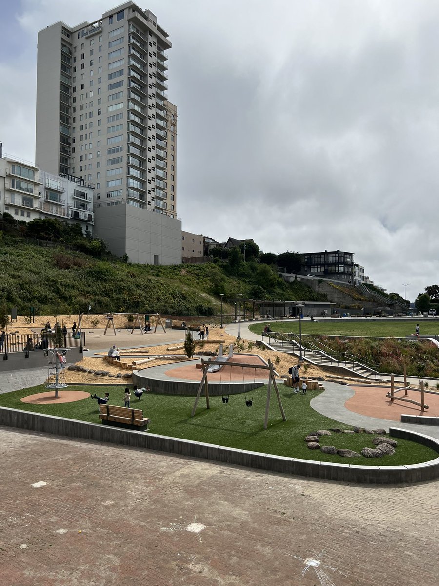 lauriekeith's tweet photo. We visited San Francisco’s beautiful new park yesterday #franciscopark It was built by the community for the community. They transformed the unused Francisco Reservoir overlooking the Golden Gate Bridge and Alcatraz. Check it out this wknd if u have time! https://t.co/40DXrcatSE https://t.co/NLv96VyD3B