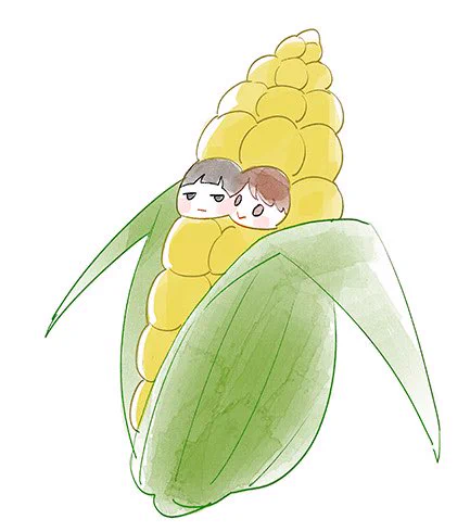 そろそろモロコシーズンじゃない…?今年は焼きで食べたい#つむぎくんのさきっぽ 