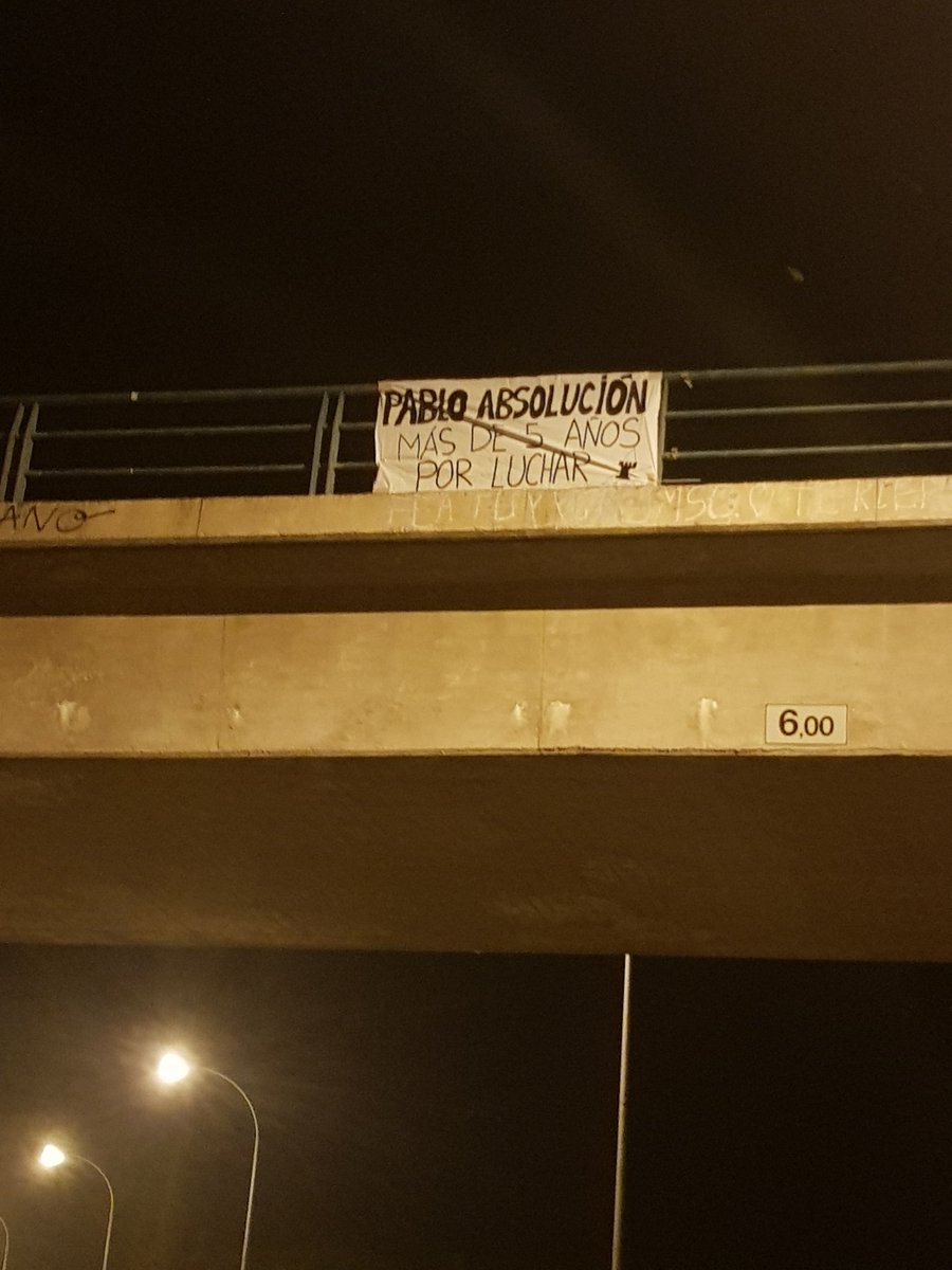 YescaSalamanca's tweet photo. Seguimos luchando por la absolución de Pablo!! Ni un paso atrás✊🏾
@PabloAbsolucion https://t.co/8kuPacLEYq