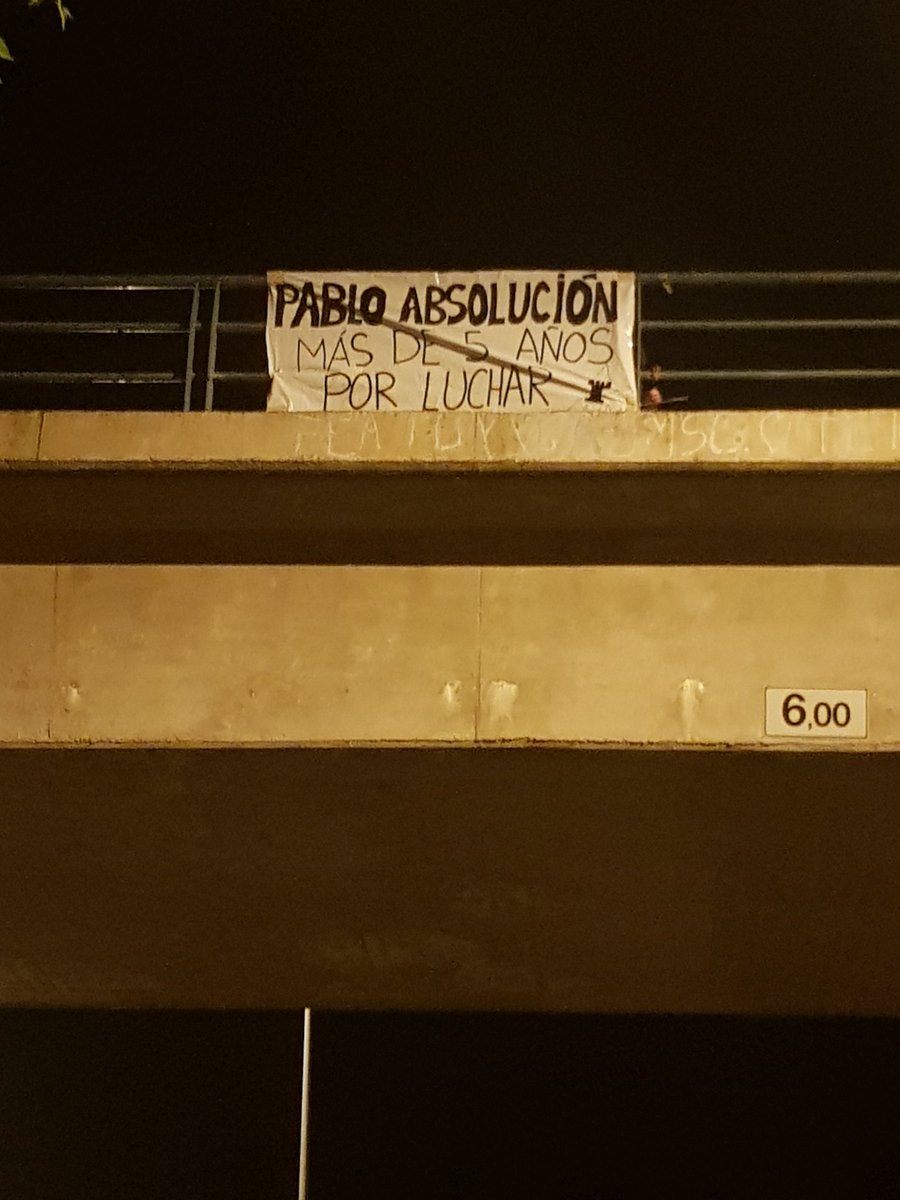YescaSalamanca's tweet photo. Seguimos luchando por la absolución de Pablo!! Ni un paso atrás✊🏾
@PabloAbsolucion https://t.co/8kuPacLEYq