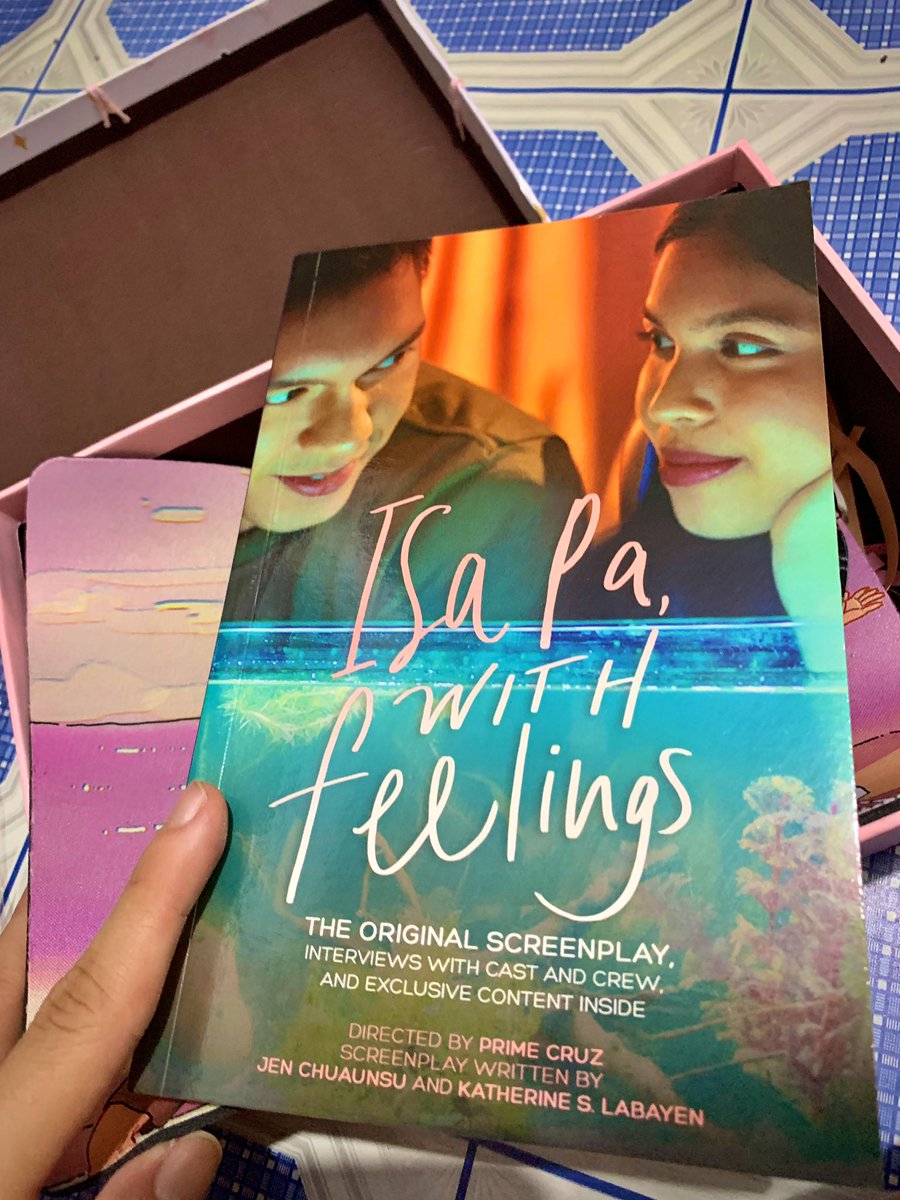 denielemein's tweet image. i got my MOST favorite filipino film’s screenplay book for my birthday !! thank u so much frennie @elyssarielle 🌸