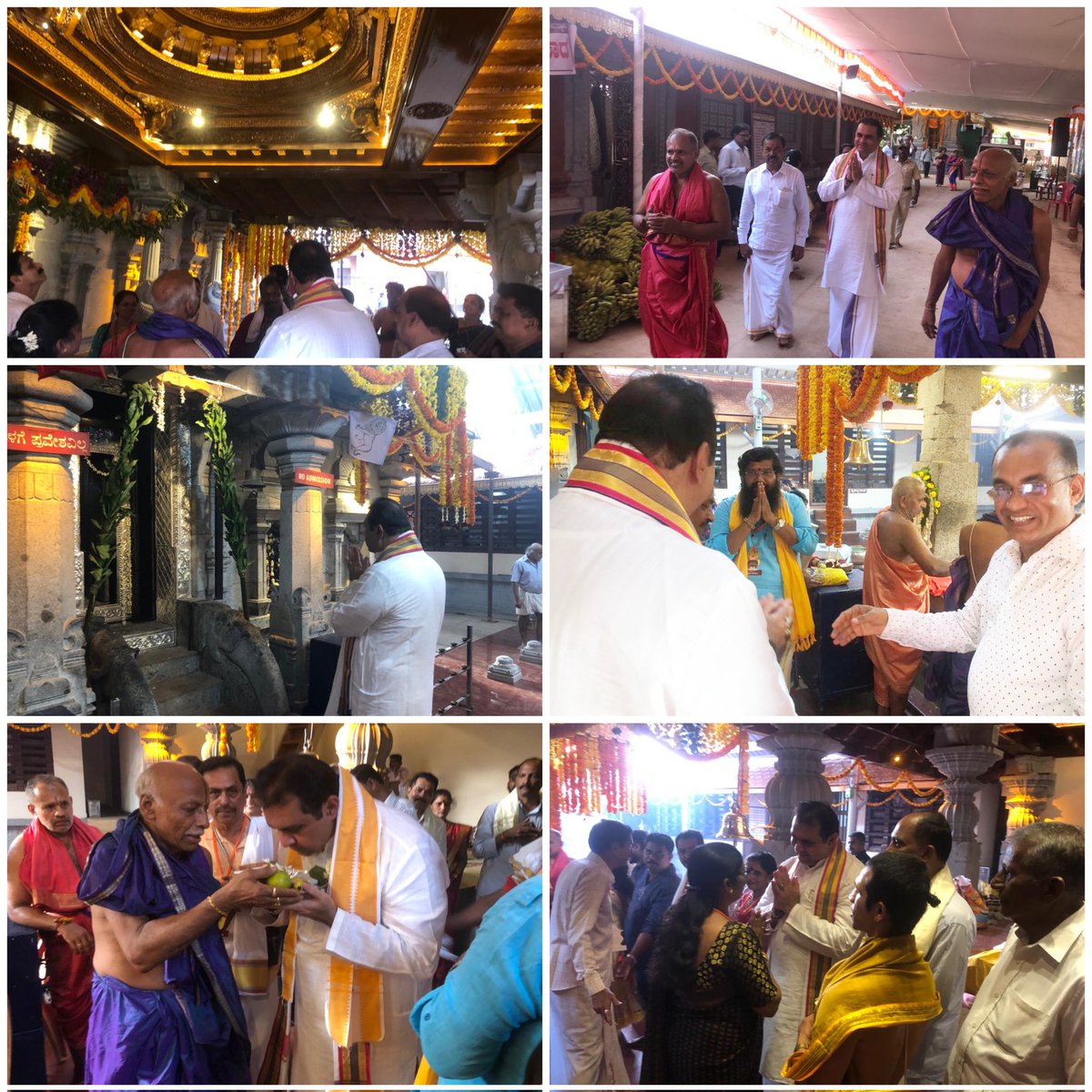 PMadhwaraj's tweet photo. ಕಡಿಯಾಳಿ ಬ್ರಹ್ಮಕಲಶೋತ್ಸವದ ಪ್ರಯುಕ್ತ ಇಂದು ಶ್ರೀ ಮಹಿಷಮರ್ದಿನಿ ಅಮ್ಮನ ಸನ್ನಿಧಾನಕ್ಕೆ ಭೇಟಿ ನೀಡಿ ಆಶೀರ್ವಾದ ಪಡೆದು ಬಳಿಕ ನಡೆದ ಧಾರ್ಮಿಕ ಸಭಾ ಕಾರ್ಯಕ್ರಮದಲ್ಲಿ  ಭಾಗವಹಿಸಿದೆನು... https://t.co/ho0Uwv5zHX