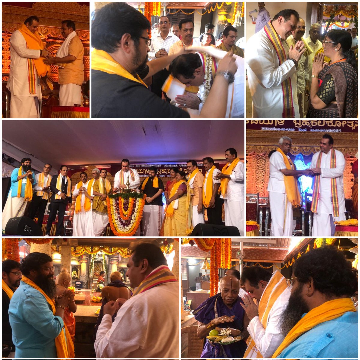 PMadhwaraj's tweet photo. ಕಡಿಯಾಳಿ ಬ್ರಹ್ಮಕಲಶೋತ್ಸವದ ಪ್ರಯುಕ್ತ ಇಂದು ಶ್ರೀ ಮಹಿಷಮರ್ದಿನಿ ಅಮ್ಮನ ಸನ್ನಿಧಾನಕ್ಕೆ ಭೇಟಿ ನೀಡಿ ಆಶೀರ್ವಾದ ಪಡೆದು ಬಳಿಕ ನಡೆದ ಧಾರ್ಮಿಕ ಸಭಾ ಕಾರ್ಯಕ್ರಮದಲ್ಲಿ  ಭಾಗವಹಿಸಿದೆನು... https://t.co/ho0Uwv5zHX
