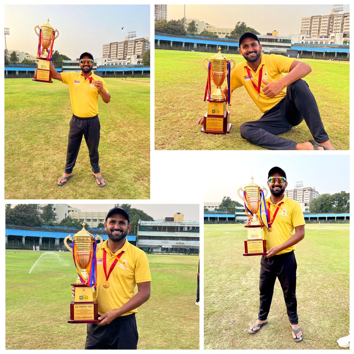 AnilChh37391153's tweet photo. LIC CUP CHAMPIONS 🏆 ✌
HARYANA TEAM 💪
YELLOW ARMY 💛
1 MAN OF THE MATCH 🏆

#champions #championship #Cricket #dcci #BCCI #pccai #LIC #liccup #pune #haryana #India #winners #nehru #love #bellsings https://t.co/RpgllGQhI3