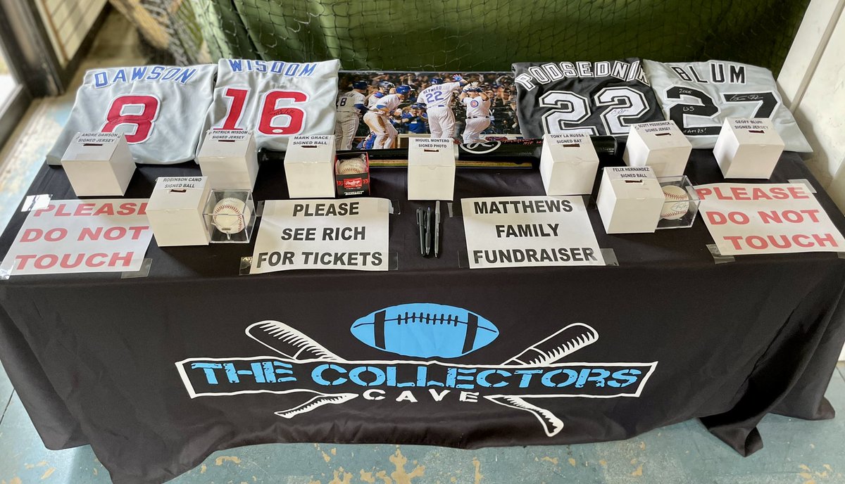 justinbobin's tweet photo. I have partnered w/ @CollectorCave to raise money for a fellow #TripleCrownThreat family that recently suffered a tragic loss.
We are selling $5 🎟’s, please DM for more info.
Thank you in advance for your support🙏
#RetweetThisPost #Donate #Fundraiser #ShowSupport #TagAFriend https://t.co/d77kH8gJmH