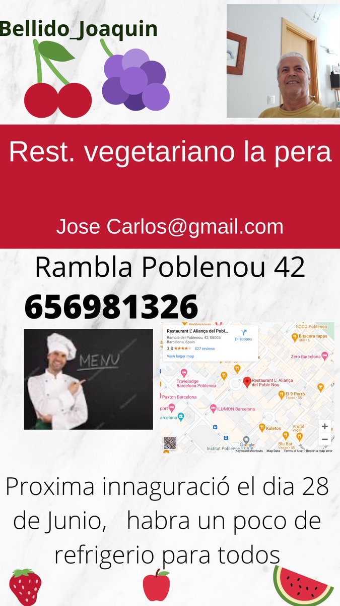 cfamr2022's tweet photo. Hola, Angels, aquest és el meu futlletó del restaurant vegetarià #restaurant https://t.co/eyx4ocb5oN