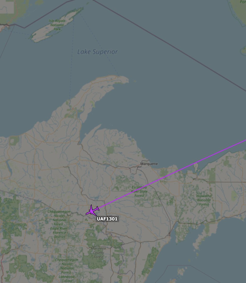 TheSnoopySnoop's tweet photo. #UAF1301 A330 United Arab Emirates #896C3C 1302

Heading SW and just passing Lake Superior

#haveglass #avgeek #milair
#planespotting https://t.co/3JzOs41mFx