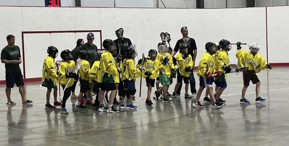 SaskSWAT's tweet photo. Yesterday saw a FIRST for us. Our newly formed 10u team won their first ever game 12-1 at the @sherwood_titans Tournament! The entire @SaskSWAT family is Proud of you all! #firstofmanytocome #makinghistory @SaskLacrosse @StoonBoxLAX @LAXRANDY @SaskRushLAX https://t.co/YJx0dn1dGr
