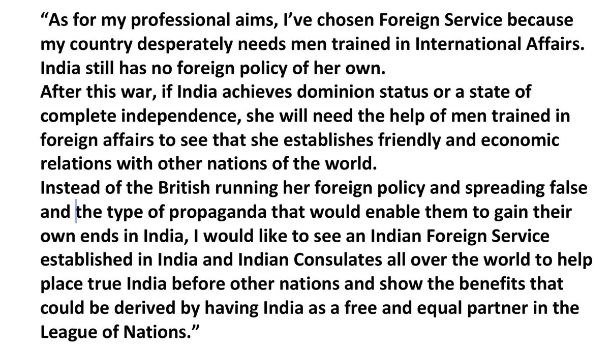 anandmahindra's tweet photo. So proud to read my father’s audacious aspiration &amp; bold statement while India was still a British colony.I’d never talked to him about those https://t.co/JGTNa9wZnH advice to young people: talk more to &amp; learn more about your parents while they’re around(2/2) @DrSJaishankar https://t.co/ZRfxpez4Gz