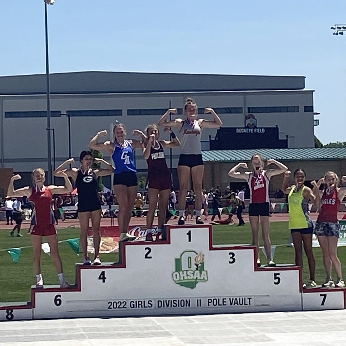 AD_Greenon's tweet photo. Proudly Representing @GreenonSchools! Excellent job track coaches, families, and @tbuddenberg4! @GHS_Boosters @OHCathletics @SWDistrict @OHSAASports 🏅 https://t.co/0rWMOqyVQT