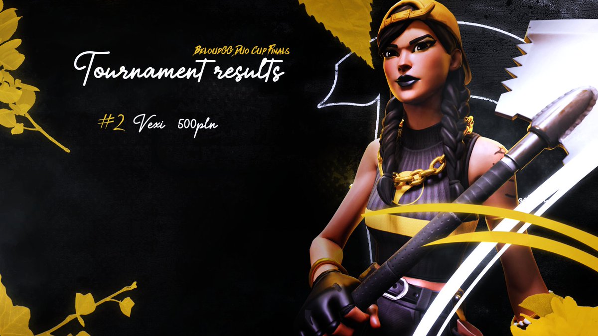 FarcaxGGs's tweet photo. BOOOOOM💣🔥

THE BELOUDGG CUP FINALS RESULTS

#2 @vexi_7 - 500 PLN👏😈

CONGRATULATIONS!

💛🖤 | #FarcaxGGs https://t.co/ZZqXn6glrd