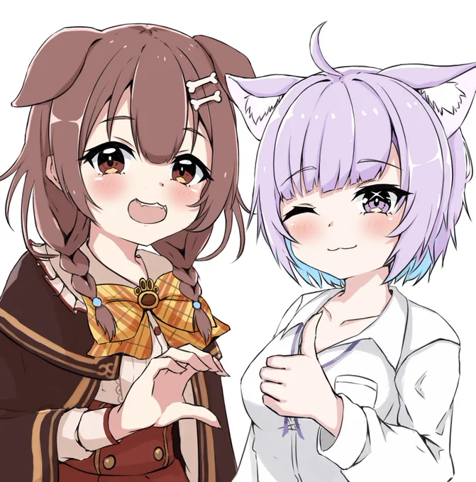 おかころてぇてぇ
#できたてころね
#絵かゆ 