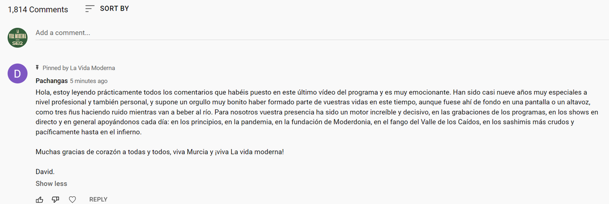 vidamoderna's tweet image. Comunicado del Pachangas, dictador de Moderdonia, desde los comentarios de Youtube

youtube.com/watch?v=PZpNoX…