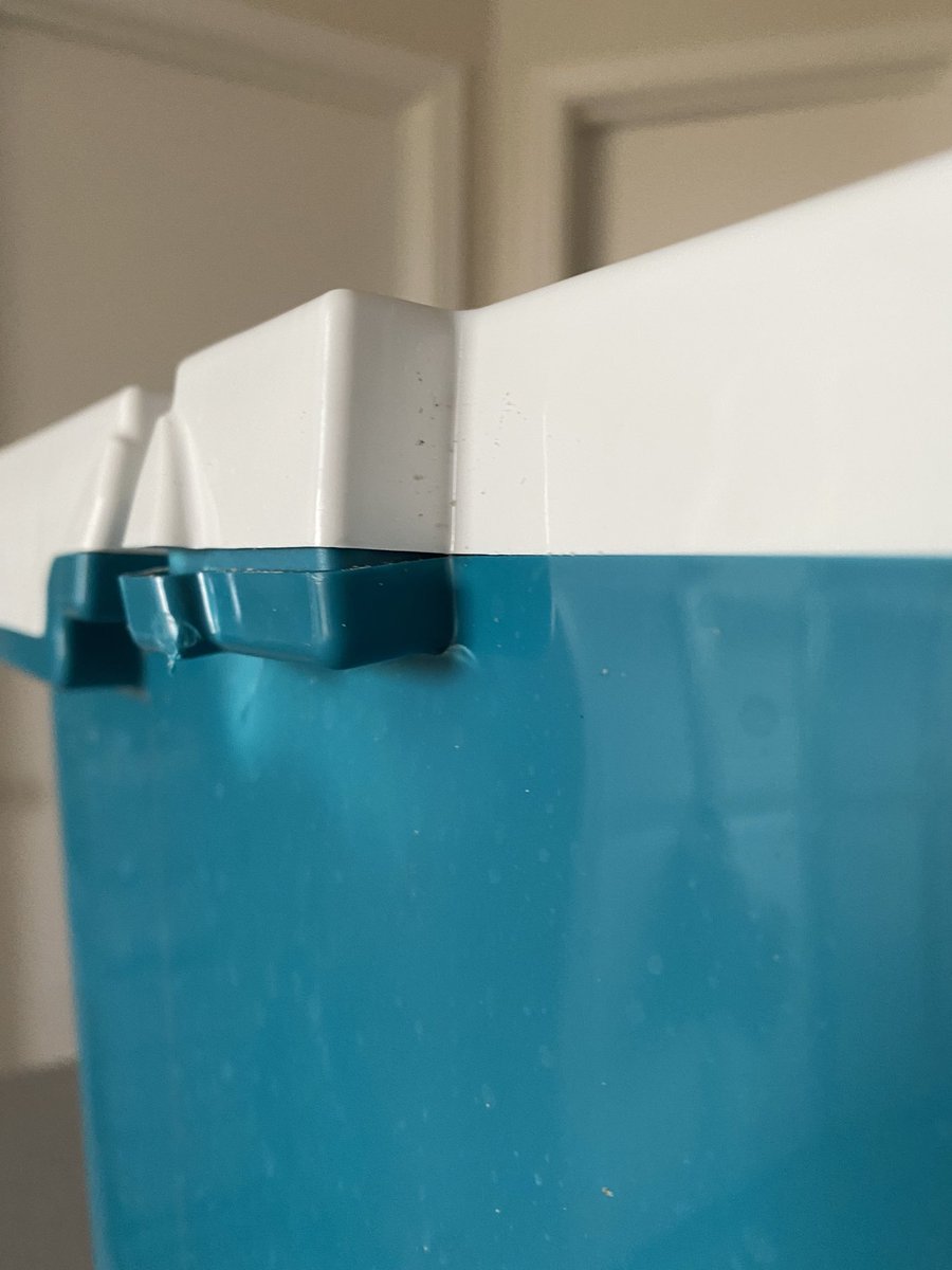 lance_parrish6's tweet photo. @RTICCoolers We bought this cooler in April, the week before Easter. This week we noticed a crack in the outer shell and separation in the latch area. Who do we talk to to file a warranty claim? #rticcooler #rticcoolers https://t.co/vWyobVHaAF