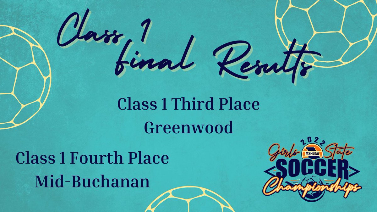MSHSAAOrg's tweet photo. Congratulations to both of the participating teams in the Class 1 Third Place game! https://t.co/eaa6H9yb3M