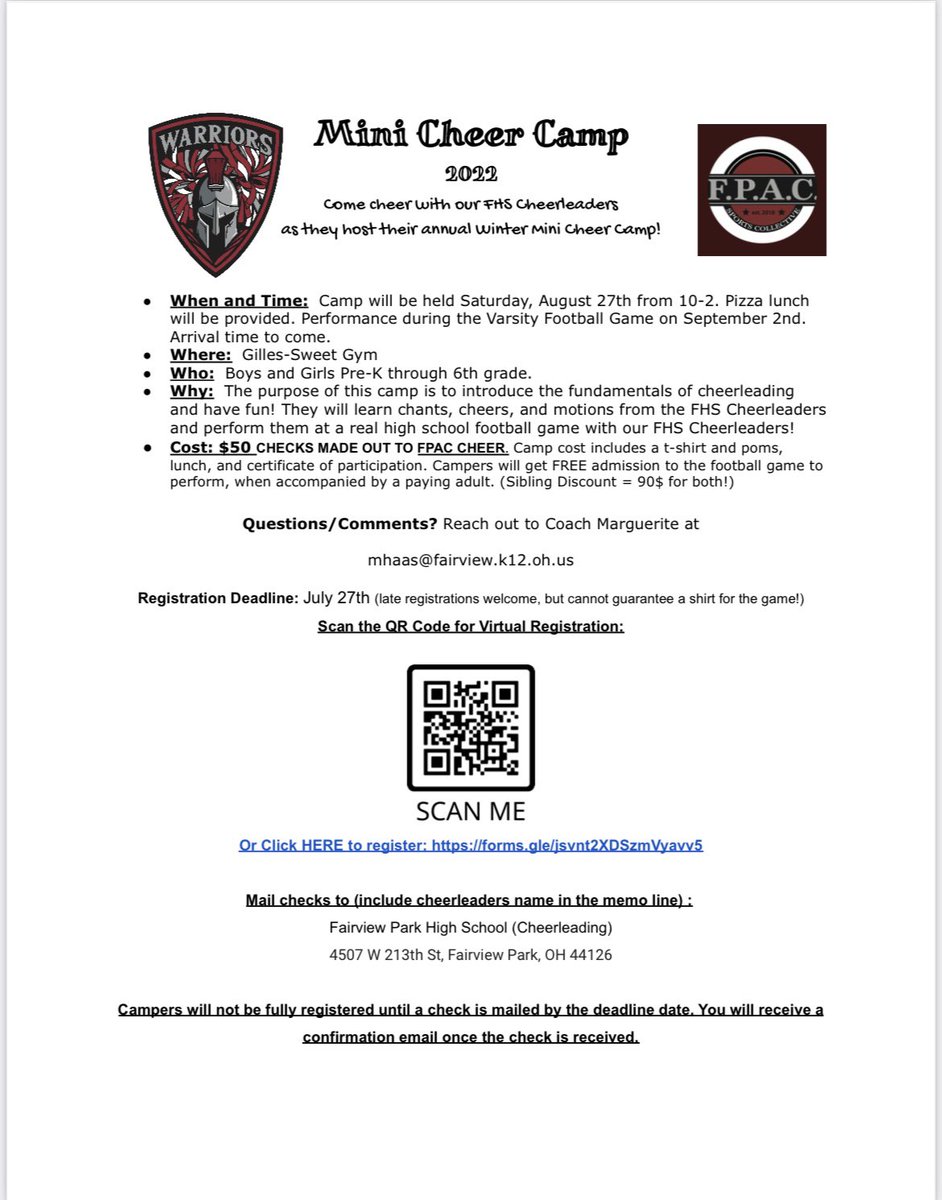 Fairview Cheerleading tweet media