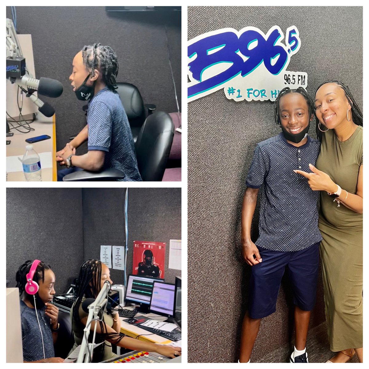 School‘s out for summer!However,rising 8th Gr., Xavielle, rep’d Newburg WELL with one of our AMAZING community partners, <a href="/louisvillesb965/">Louisville's B96.5</a>. Thx Bella Rae &amp; DJ Empty Beats for having Xavielle as cohost! Thx Ms. Chelsey Thompson for making this happen! WTG Xavielle! #FutureLeader