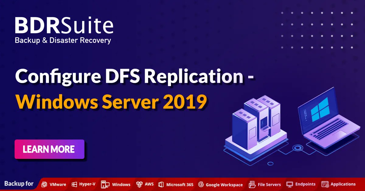 vembutech's tweet image. A Step by step guide on how to Configure #DFS Replication on Windows Server 2019. Click here to learn more.  buff.ly/3zDU7yg
#DFSreplication