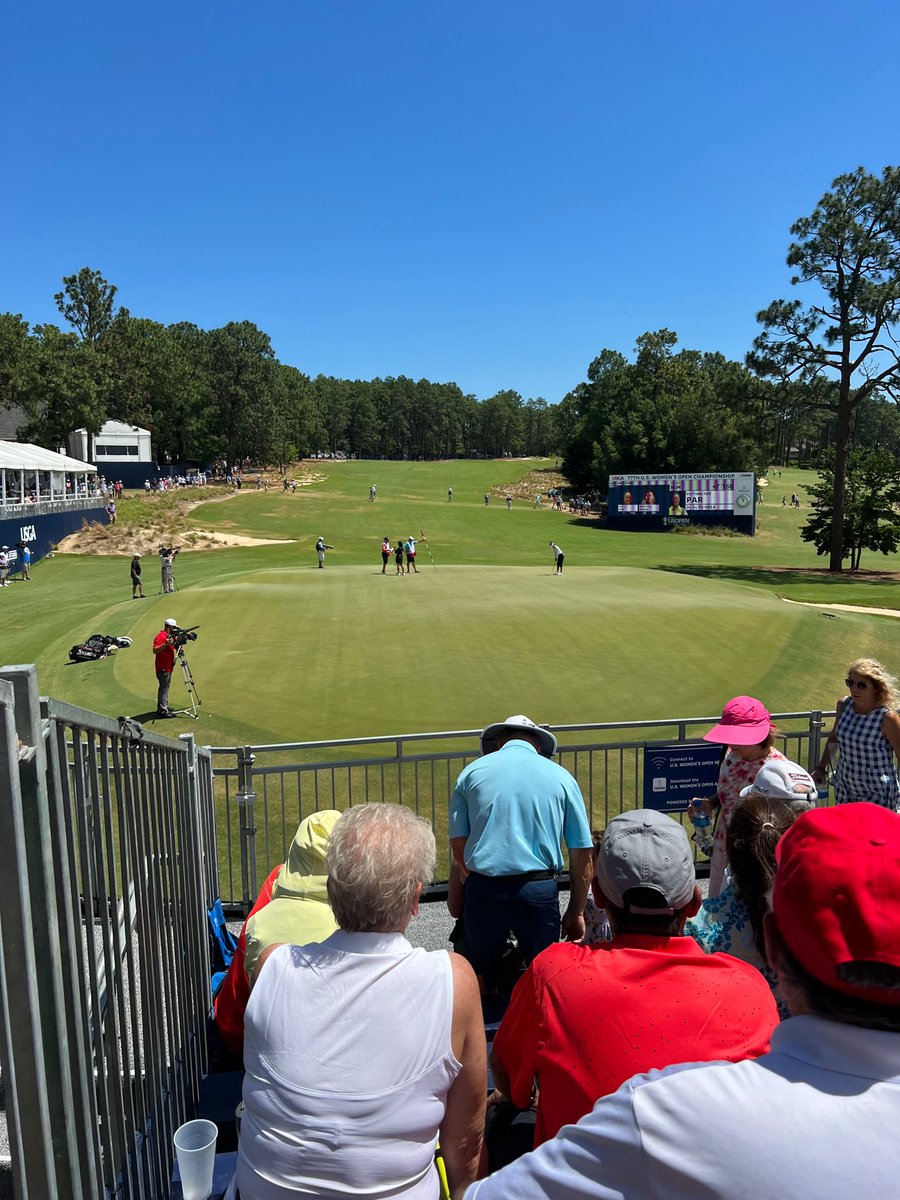 First went to the <a href="/uswomensopen/">U.S. Women's Open</a> in Pinehurst with my Dad in 1996. Had the joy of taking 3 of my kids today!
#USWomensOpen #Pinehurst