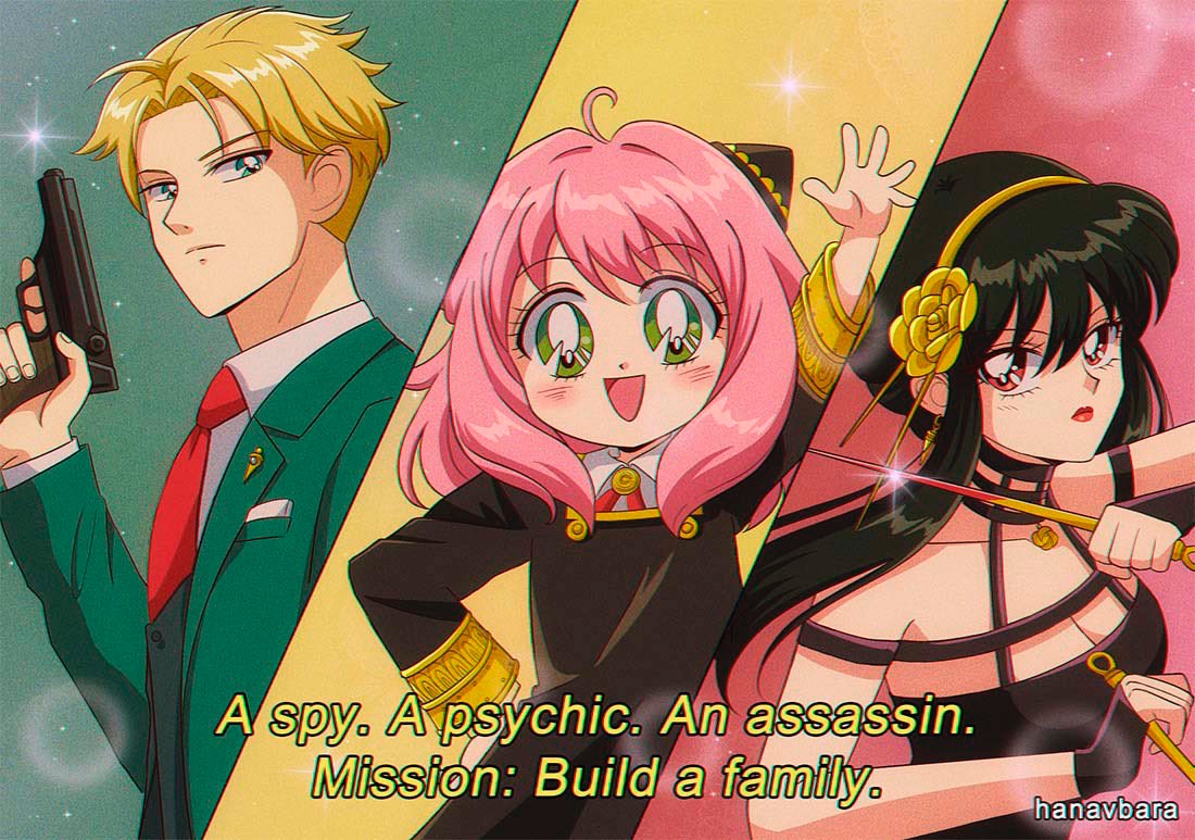 retro_anime's tweet photo. Spy x Family 90´s anime style by Hanavbara https://t.co/hjhT1GLuPv