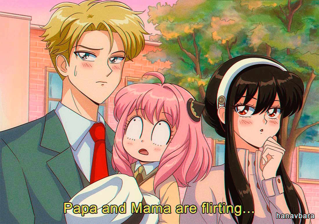 retro_anime's tweet photo. Spy x Family 90´s anime style by Hanavbara https://t.co/hjhT1GLuPv