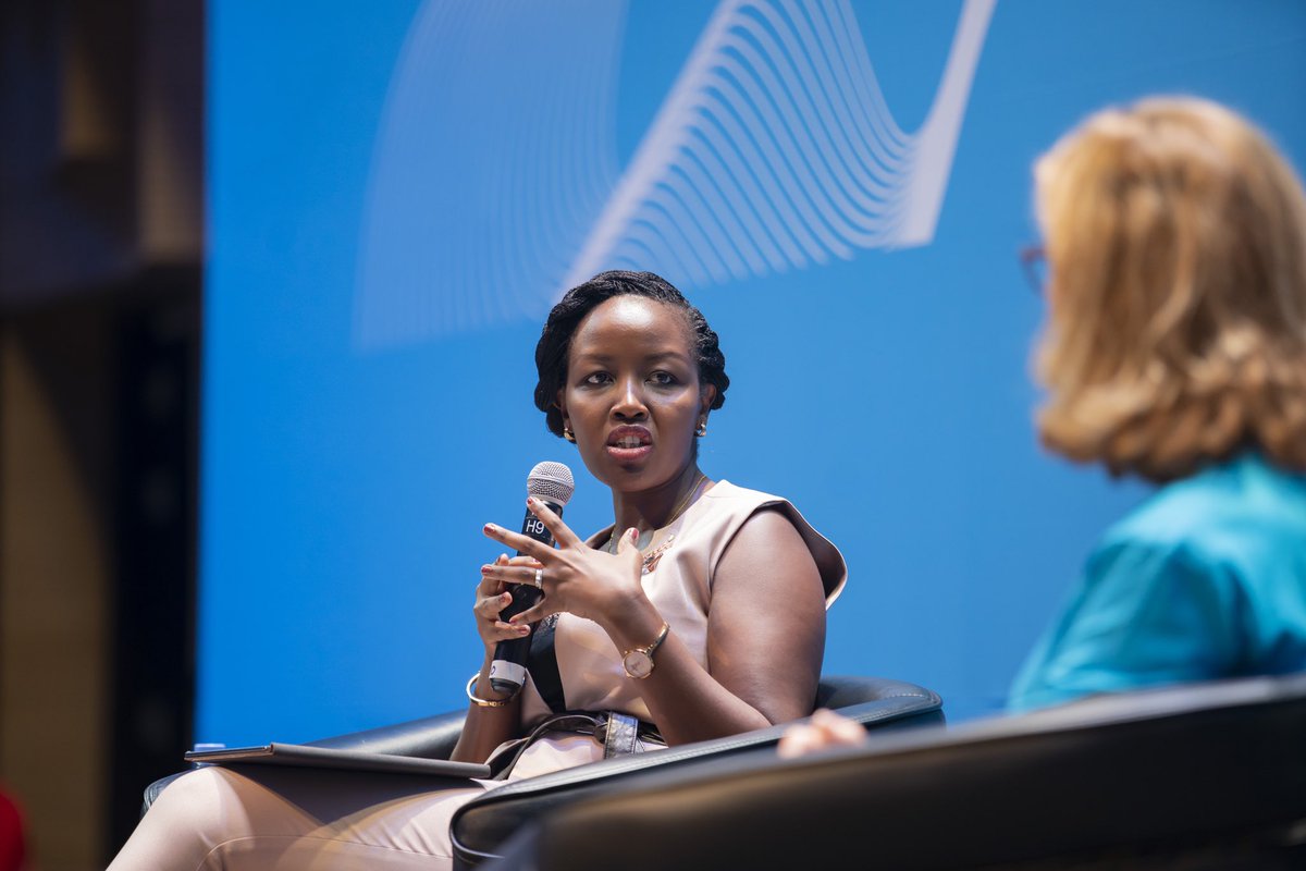 RwandaICT's tweet photo. “With the world changing rapidly. We used to say that the future is digital, but I think the present is digital. It’s our time now to embrace that &amp; make sure that we can make this productive &amp; impactful for all of us. The future is now." - Min @MusoniPaula 
#GenerationConnect https://t.co/ZF8cnOnYb7