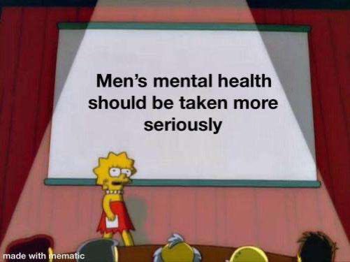 did ya'll know its Mens Mental Health awareness month? kinda weird didn't see anything on it