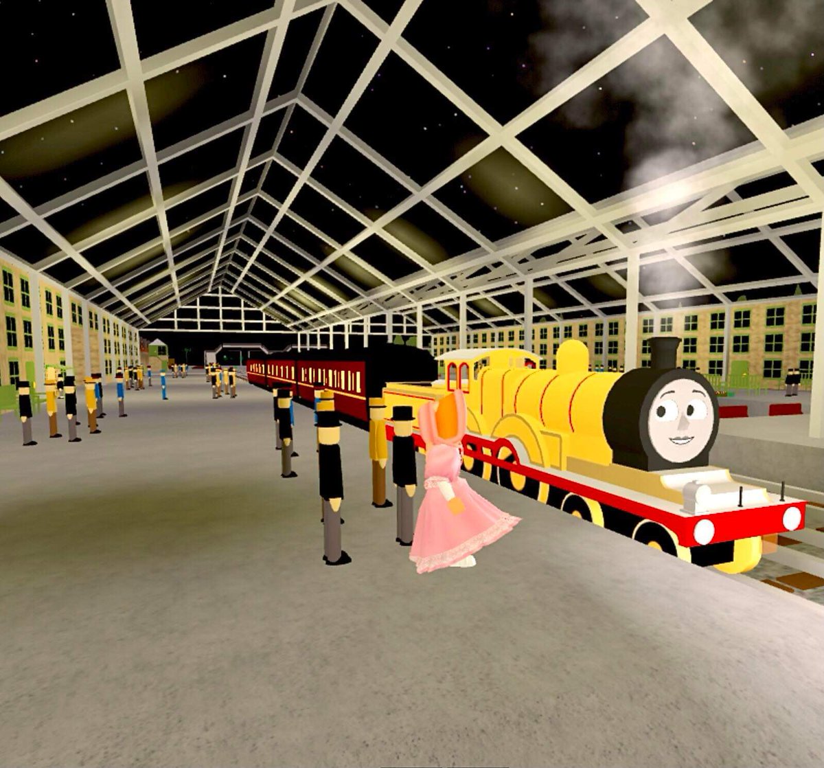 AshleyDeMoss6's tweet photo. I live Molly! #MollyTheYellowEngine #BlueTrainWithFriends #ThomasAndFriends https://t.co/YjFki5cEpK