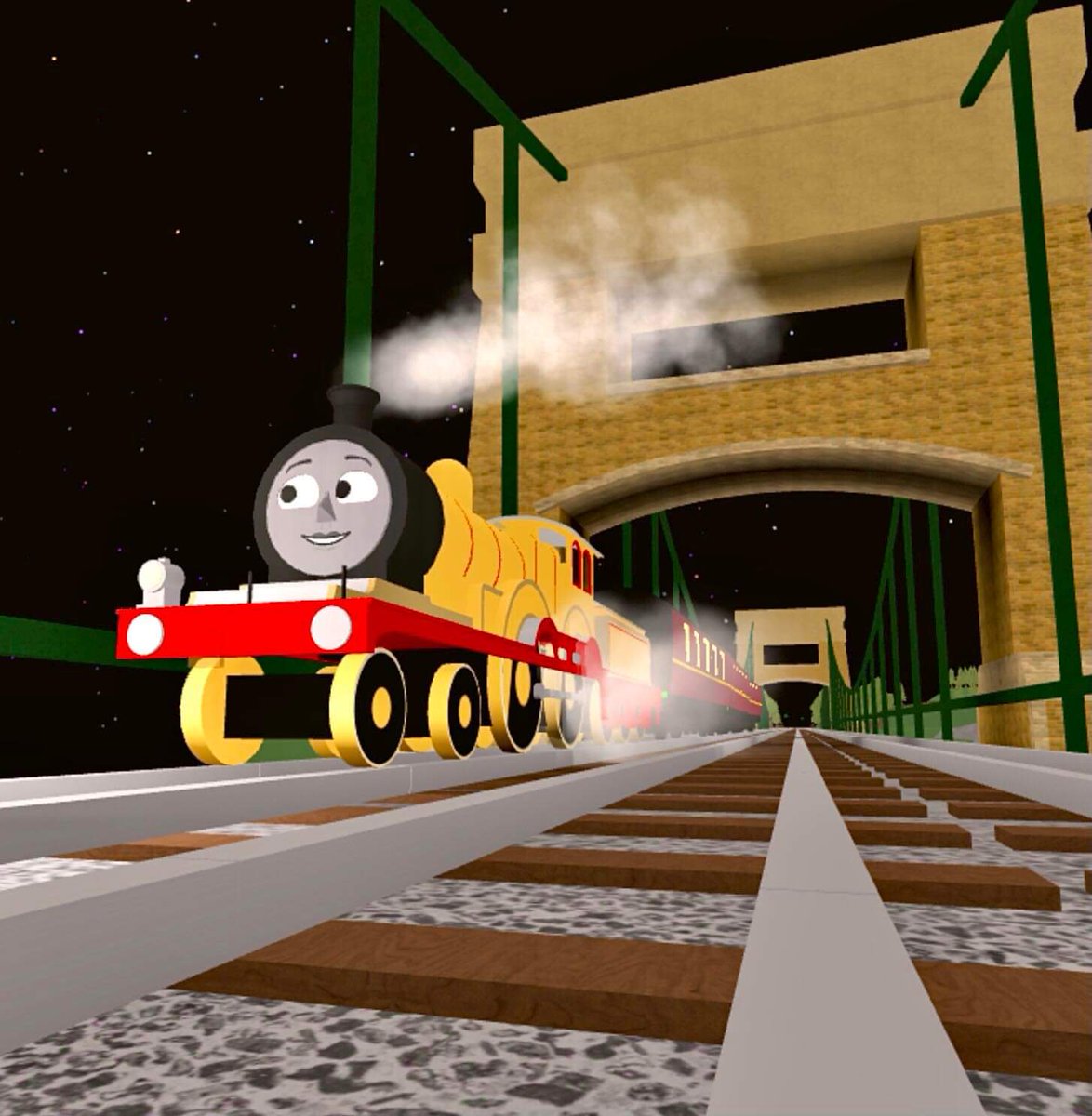 AshleyDeMoss6's tweet photo. I live Molly! #MollyTheYellowEngine #BlueTrainWithFriends #ThomasAndFriends https://t.co/YjFki5cEpK