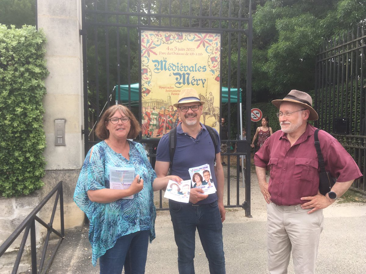 SGeoffroyMartin's tweet photo. « Notre choix est fait. Merci, nous y croyons. »
Encore de très bons retours cet après-midi à #Viarmes, #Mery et l’#IsleAdam.
Votez @SGeoffroyMartin sur la #circo9502 pour la #Nupes.
La seule candidate qui défend la retraite à 60 ans.
Merci de nous suivre #FolloBackLaGauche https://t.co/iokCMi8mYM