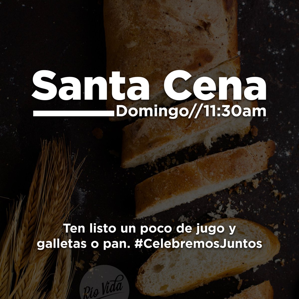 riovidaslp's tweet photo. Mañana compartiremos un tiempo muy especial. #SantaCena #QueremosVerte https://t.co/dhUXfB5SoS