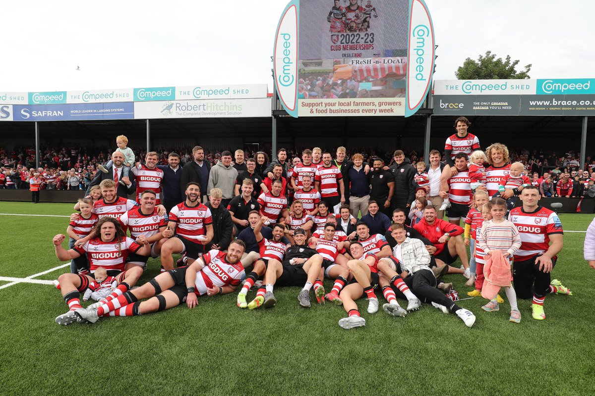 gloucesterrugby's tweet photo. Our season has come to an end, but what a season it has been. 🍒

Thank you for being with us up and down the country and on our European adventures too. 

We can't wait to see you again soon! 👋 https://t.co/J05f0UY9f2