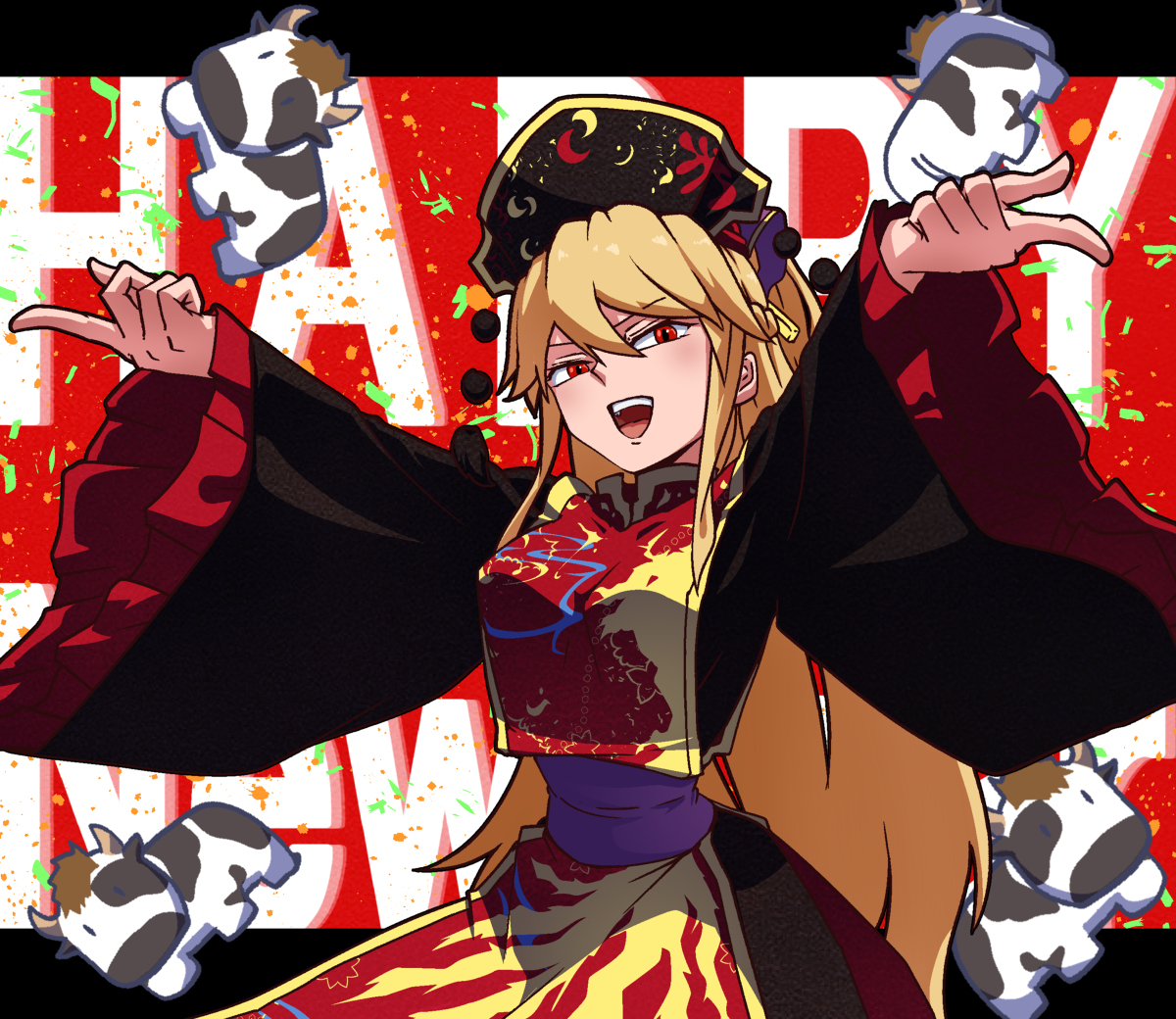 #6月5日は純狐の日
年末年始の純狐さん 