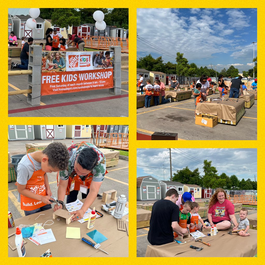 Having fun with our future associates at the kids workshop. Thank you to our captains Junior and Jen great job at 1853 <a href="/JarrodFarmer4/">Jarrod Farmer</a> <a href="/thd1853/">We_Are_THD1853</a> <a href="/idrissi_mary/">mary el idrissi</a> <a href="/SarkisNohra/">Sarkis Nohra</a> <a href="/JGissendannerHD/">Justin Gissendanner</a> <a href="/MinySchweizer/">Miny Schweizer</a> <a href="/Samantha_RaeT/">Samantha</a> <a href="/MichaelGHolcomb/">Michael Holcomb</a>